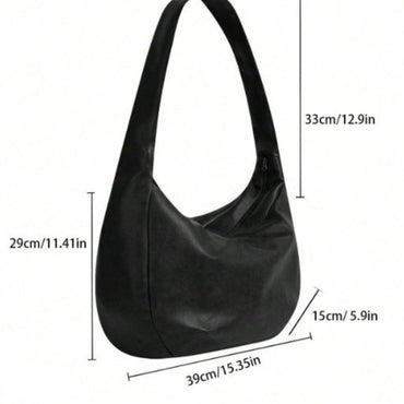 Vintage Style Men's Crossbody Bag?? Large Capacity ??Large Size?? Messenger Bag PU Leather Pleated Tote Bag?? Daily Use??