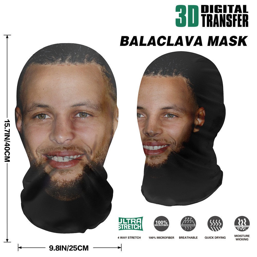 Full Face Mask Celebrity Ball-game Star Face Mask Simulation kanye Shiesty Mesh Mask For Men Party Supplies Cosplay Props NoveL