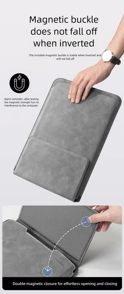 Laptop Sleeve Case 13 14 15 15.6 16Inch For Huawei HP DELL Bag For Macbook Air Pro 13 13.6 M4 Notebook Case with stand Men Women