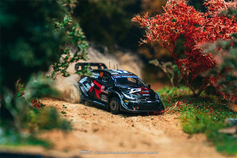 Pré-venda Tarmac Works 1:64 Rally1 GR YARIS HYBRID Rally Letônia 2024 Vencedor Coleção de Modelos de Carros Die-Cast Miniatura