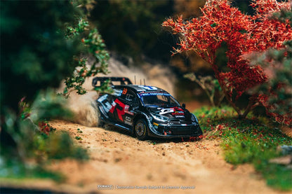 Pré-venda Tarmac Works 1:64 Rally1 GR YARIS HYBRID Rally Letônia 2024 Vencedor Coleção de Modelos de Carros Die-Cast Miniatura