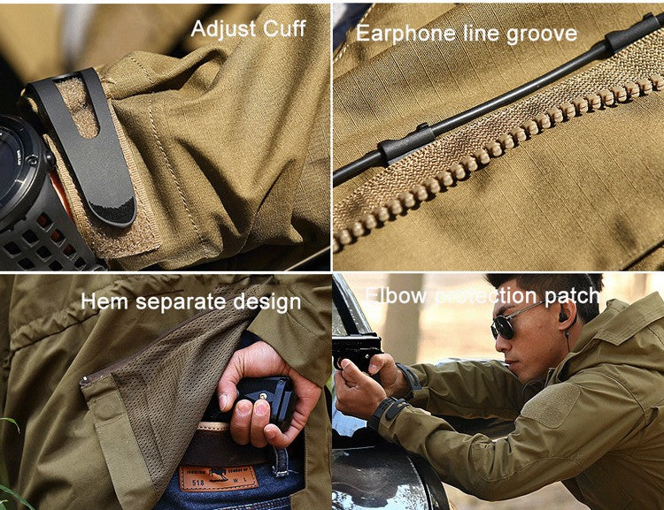 M65 UK US Army Clothes Casual Tactical Windbreaker Men Waterproof Flight Pilot Coat Hoodie Military Field Jacket Winter Autumn