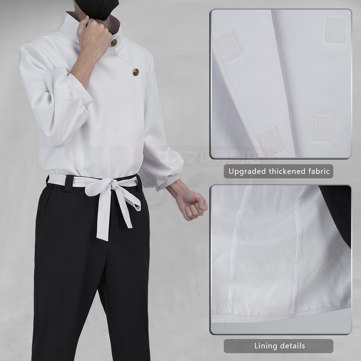 HOLOUN Anime Itadori Yuji  Yuta Okkotsu Cosplay Costume Wig Jacket Pants Upgraded version Halloween Christmas Convention Gift
