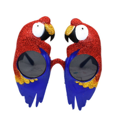 Summer Flamingos, Wine glasses Cosplay Anime Party Glasses Hawaiian Party Dress-up Beach Sunglasses Party Support Wholesale