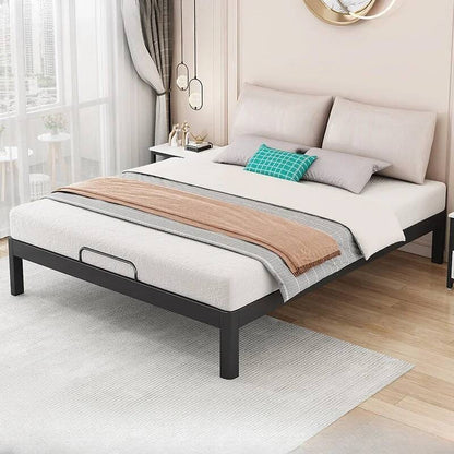Bedroom Minimalist Bed Frame King Size Metal Hotel Double Bed Frame Modern Lounge Cama Matrimonio Multifuncional Furniture