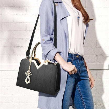 Luxury Design Handbag Women PU Leather Fashion Brand Crossbody Bags Large Capacity Shoulder Messenger Bag Travel Shopping Totes