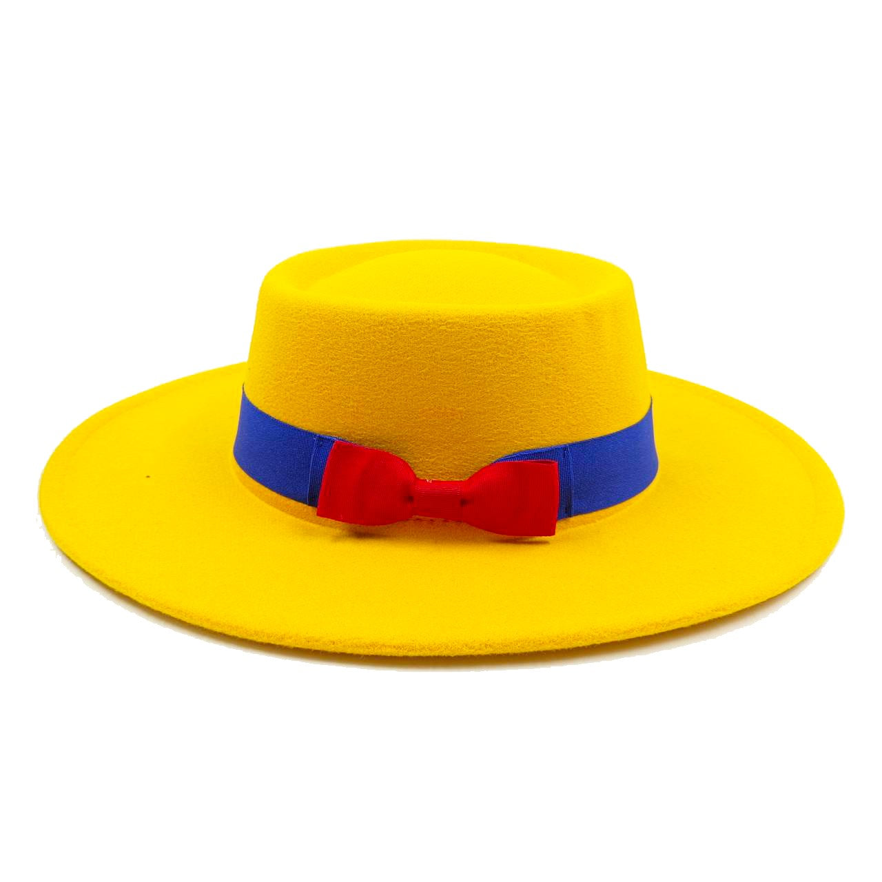 2022 new oversized edge flat top hat retro French felt hat outdoor sun hat women's big-brimmed fedora hat