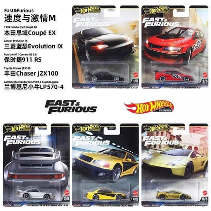 Em Estoque Hot Wheels HNW46 Velozes e Furiosos Série 2025-2026 Carro Mitsubishi 1/64 Modelo Die Cast Surpresa Coleção Carros Brinquedos Modelo
