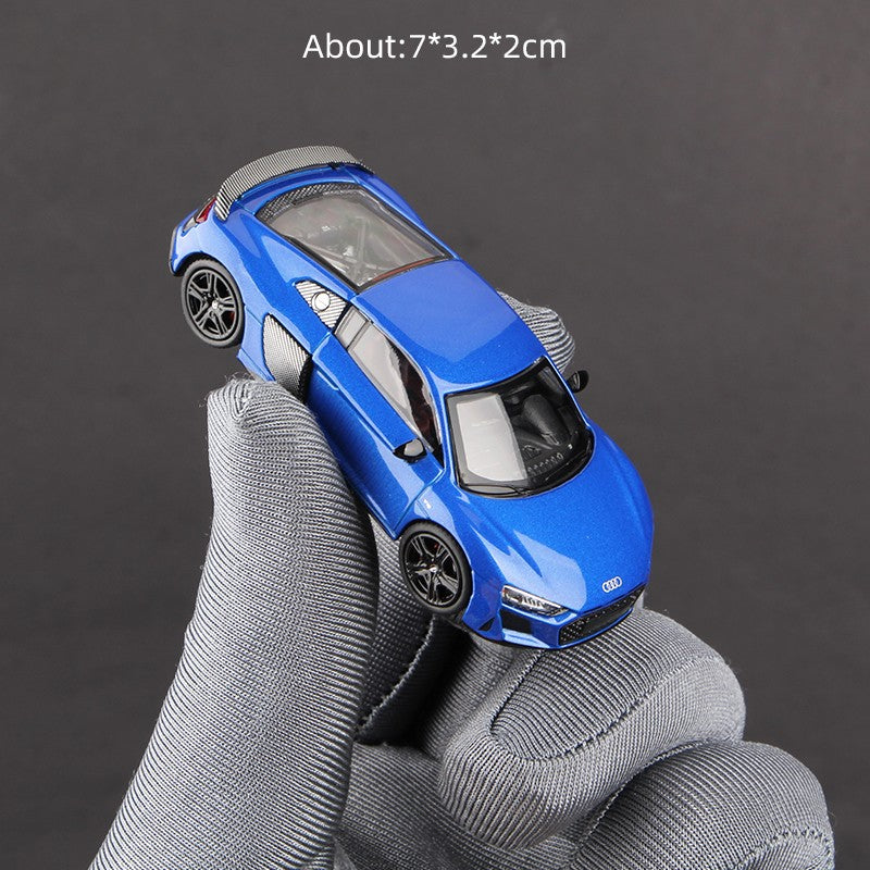 Massdi 1:64 Audi R8 V10 Coupe Performance 2022 Carro Modelo Liga Miniatura Supercarro Veículo Diecast Brinquedo