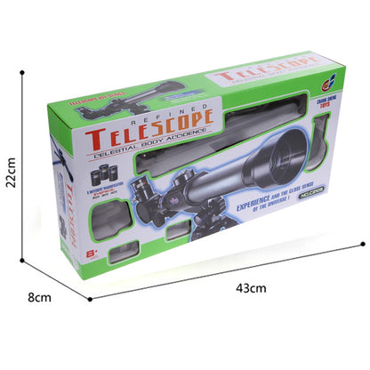 Telescópio Astronômico Infantil Monocular com Quebra-Cabeça Científico Refrator Inteligente Ferramenta de Ensino com Ocular 20X 30X 40X