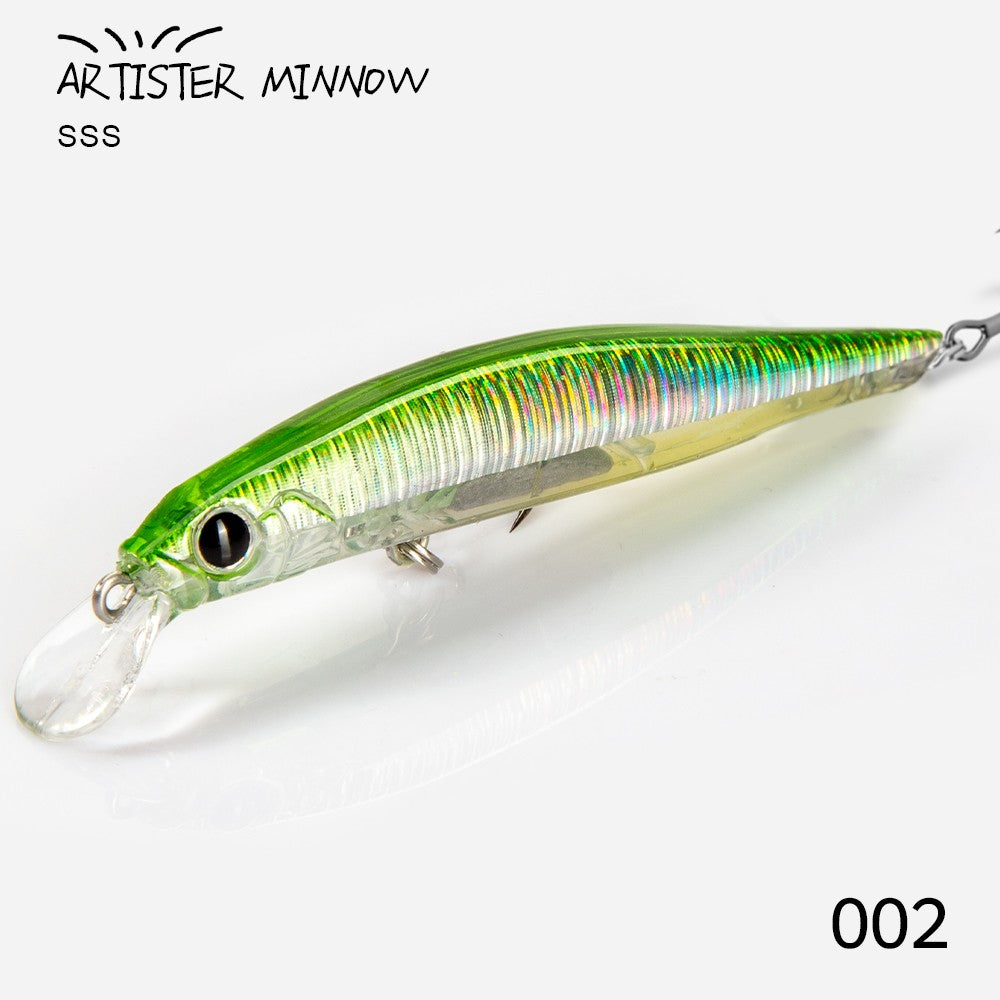 Isca de Pesca de Truta Hunthouse Isca Rígida Sinking Jerkbait 70/80/105mm 7/8.5/18.5g Artist Minnow Isca de Pesca Marinha Twitch Para Robalo