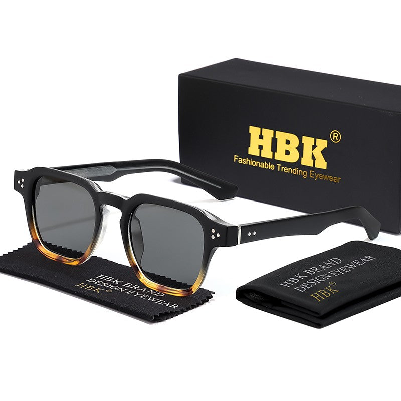 Óculos de Sol Punk HBK Fashion para homens Óculos de Sol Quadrados Clássicos Esportes ao Ar Livre Festa Férias Viagem Condução Pesca Óculos