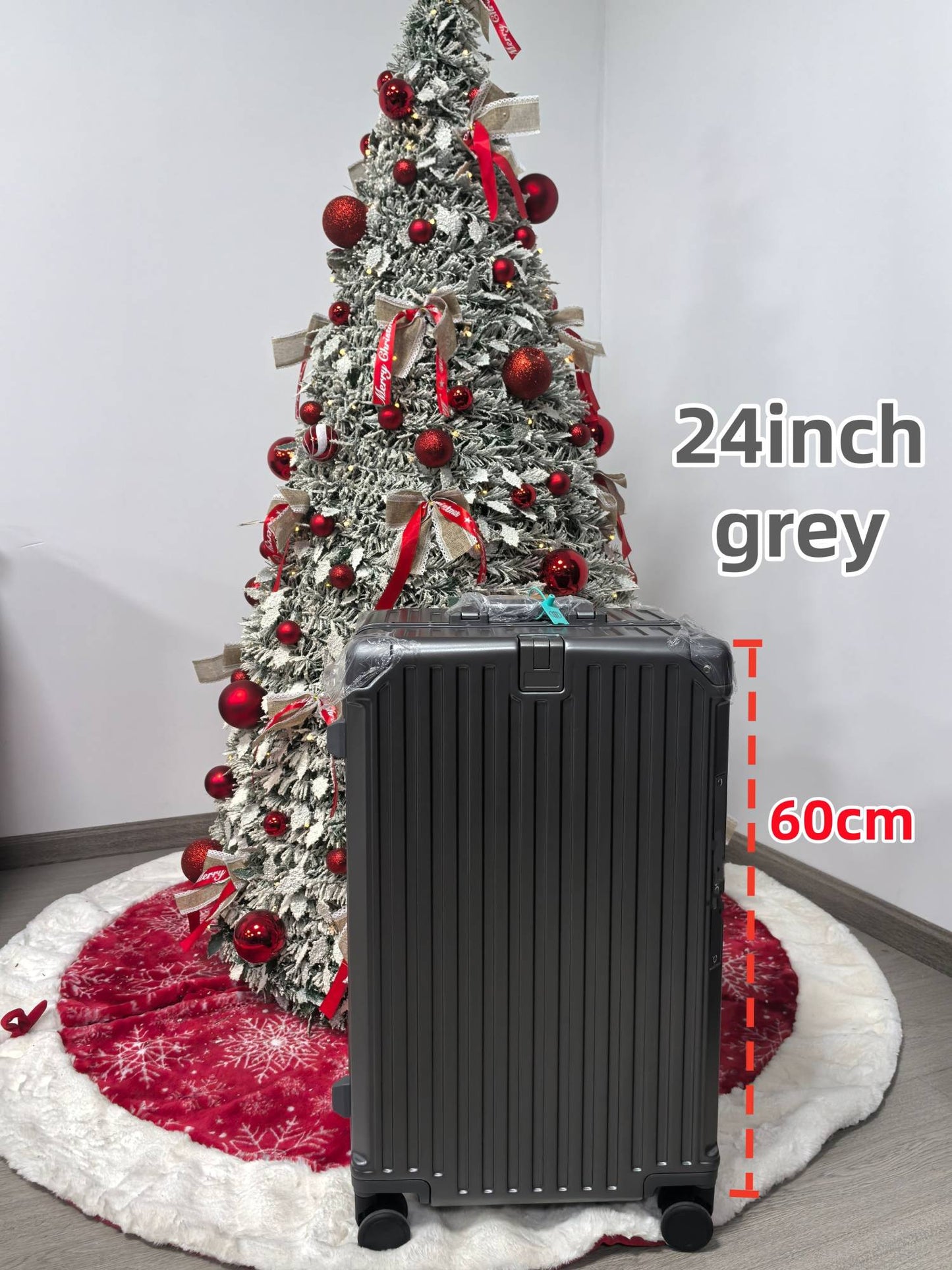 Luxury Suitcase High Quality Upgrade Thicken PC Material Rolling Luggage Aluminum Frame 20/24/26/28/30inch Travel Trolley Bags