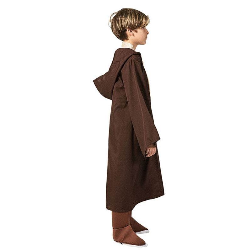 Jedi Warrior Full Set COSplay Costume For Kids Boys Girls Fancy Dress Jedi Cloak Cosplay Halloween Carnival Costume For Children