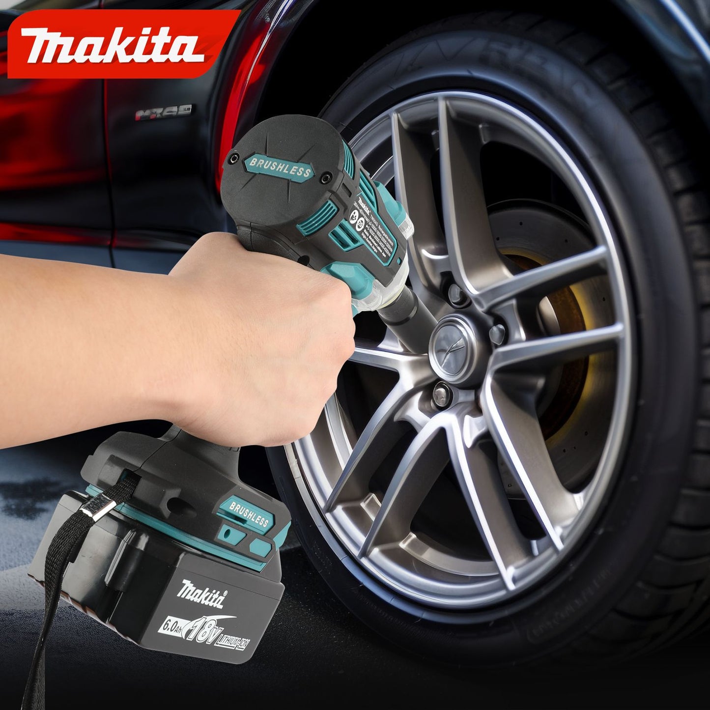 Furadeira de Impacto Makita TW004 Recarregável com Bateria Máquina de Parafusar Chave de Fenda Elétrica Sem Escova Li-ion XGT oferta especial