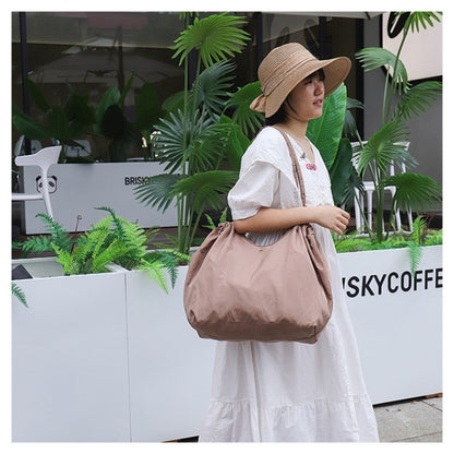 Fashion Foldable Shopping Bag Environmental Protection Large Capacity Supermarket Shopping Portable Folding Bag Out Handbag