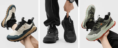 HOBIBEAR Unisex Running Shoes Elastic Band Hiking Sneakers Lightweight Breathable Casual Shoes