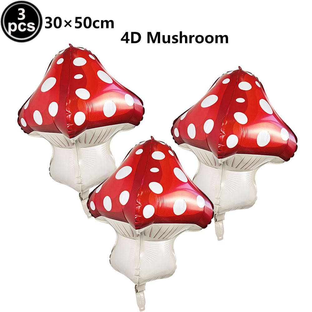 Cartoon Animal Standing Squirrel Balloon Pinecone Shaped Aluminum Film Balloon Forest Theme Baby Shower Birthday Party Decor
