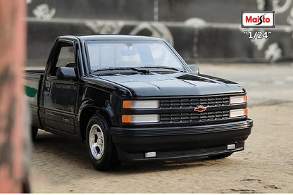 Maisto 1:24 Chevrolet 454 SS 1993 Picape Carros de Liga Diecast e Veículos de Brinquedo Carro Modelo Miniatura Carro Modelo em Escala Para Crianças