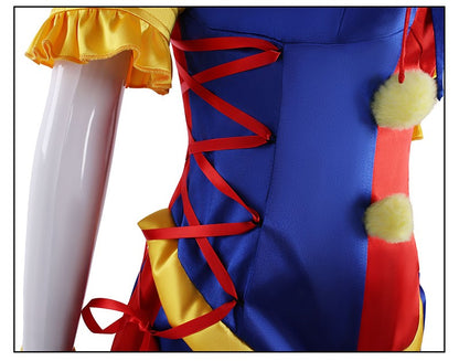 The Amazing Digital Circus Pomni Cosplay Costume Women Men Girls Boys Clown Costume Suit Halloween Party Role Playing Outfits