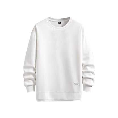 High-end Quality Waffle Fabric Round Neck T Shirts Long Sleeved 2023 Spring Autumn Casual All-match T-shirt Fashion Men Clothing