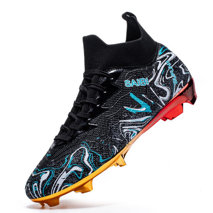 Premium Football Boots Feature Gold Plated Metal SG Studs For Professional Training and Competition Unisex Soccer Cleats