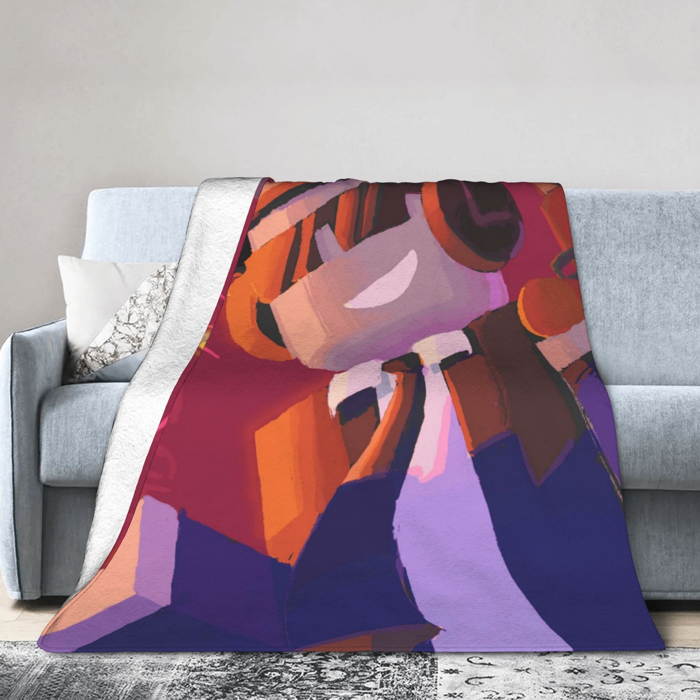 Manta de Perfil Forsaken Chance Macia de Qualidade Cobertor para Meninas Meninos Outono Tendência de Rua ao Ar Livre Colcha