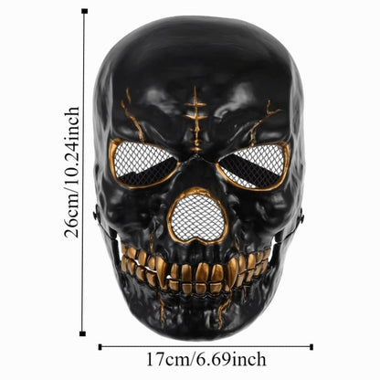 Bloody Effect Moving Mouth Skull Mask Adjustable Realistic Scary Skull Headgear Funny Spooky Halloween Skull Masks for Women Men