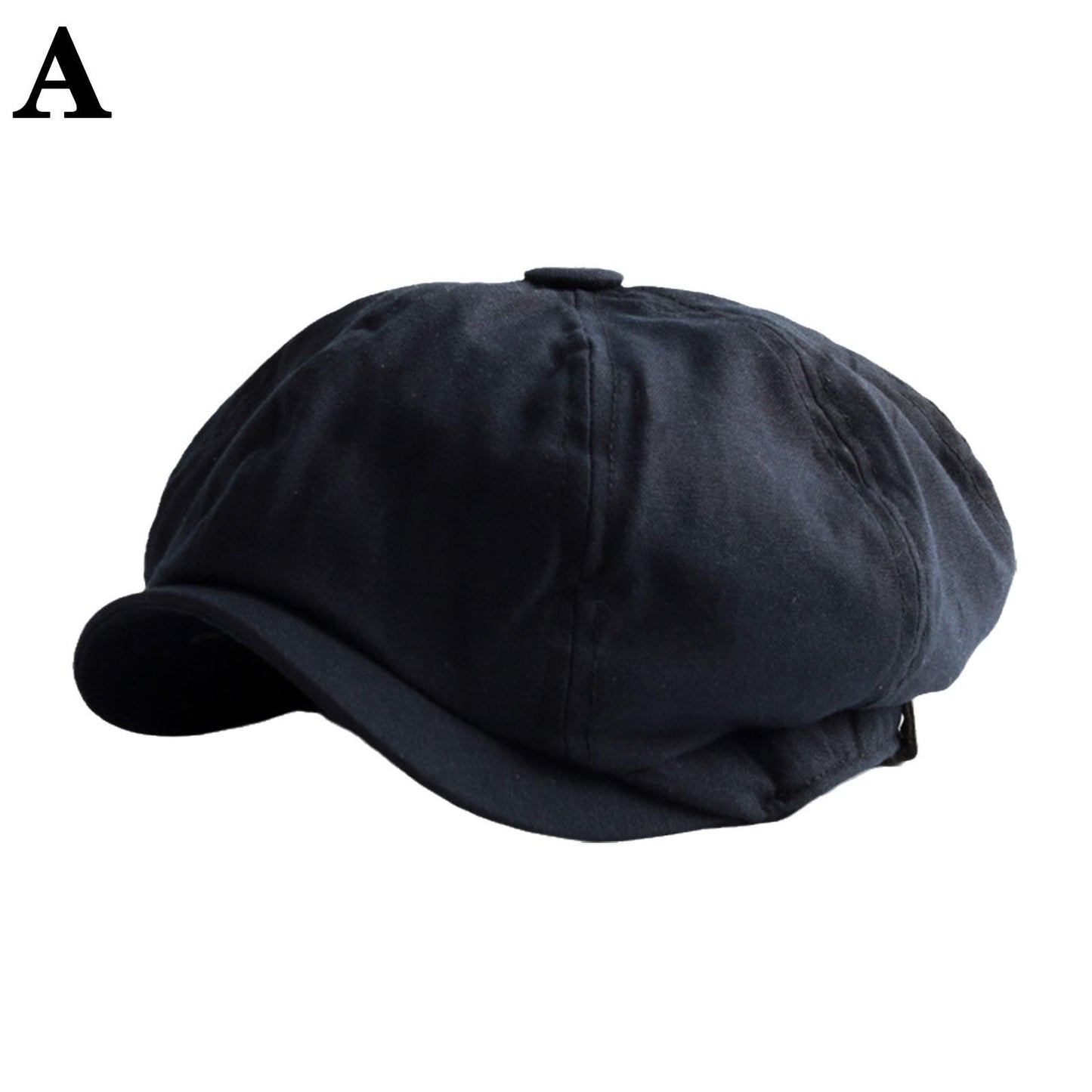 British Style Newsboy Men Cotton Ascot Dad Khaki Male Spring Autumn Vintage Brand Octagonal Flat