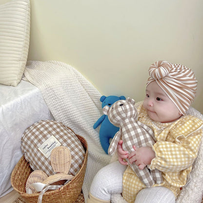2024 New Little Bear Cloth Art Doll Cute and Creative Cloth Doll Doll Doll Adorable Baby Comfort Toy