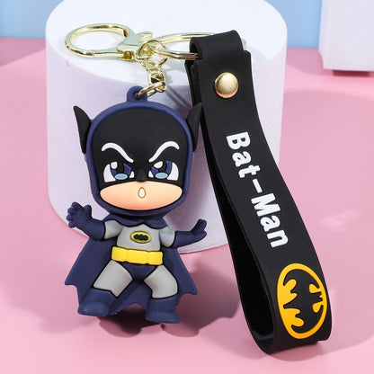 Anime Harley Quinn desenho animado Marvel Batman Coringa imagem boneca bolsa chaveiro pingente fofo Mulher Maravilha acessórios para carro chaveiro