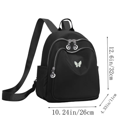 Mochila de ombro duplo – casual estilo coreano em lona de tecido Oxford masculina e feminina, moderna, leve e versátil