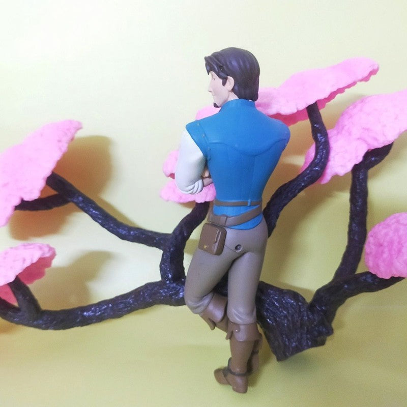 Disney Princesa Enrolados Rapunzel Flynn Rider Bonecos De Ação Anime Bonecos De Brinquedo Presentes Para Crianças Sem Base Não Consegue Ficar Em Pé