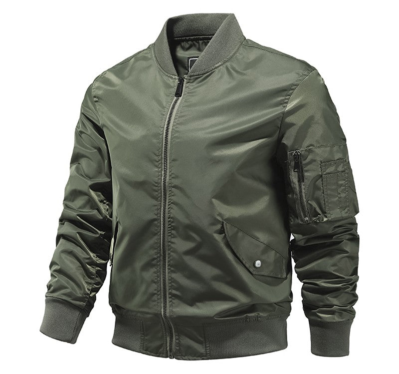 Bomber Jacket Men Winter Autumn College Camouflage Jackets Men Motorcycle Coat Windproof Army Pilot Military Jacket Streetwear