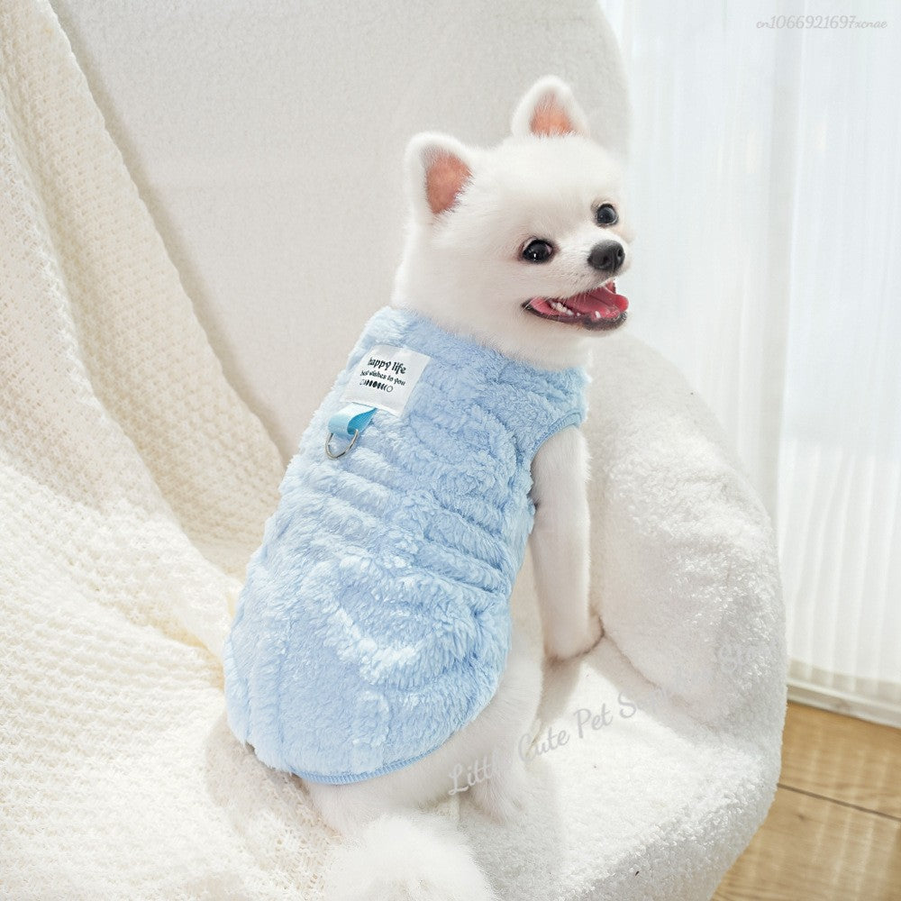 Roupas de Inverno para Cães, Colete de Lã para Teddy Bichon Pomeranian, Colete de Inverno para Cães Pequenos e Gatos, Fantasia para Animais de Estimação, Roupa para Cães, Atacado
