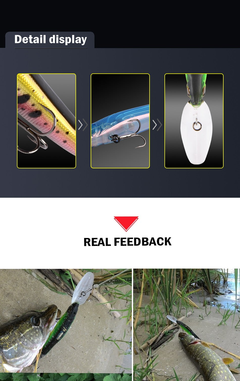 MEREDITH Iscas de Pesca Minnow Wobbler Lento Afundando ou Flutuando 110mm Isca Artificial Rígida Profundidade 0-3m Isca para Baixo e Lúcio