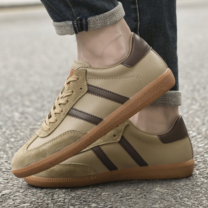 All-match Male Skate Shoes Skateboard Footwea Genuine Leather Sneakers 2025 New Arrival Mens Tenis Masculino Leisure Walk Flats