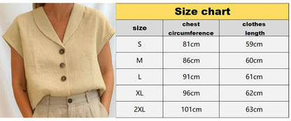 2025 Women's Short Sleeve Shirt, V Neck Solid Color Blouse Casual Button Down Open Front Cardigan