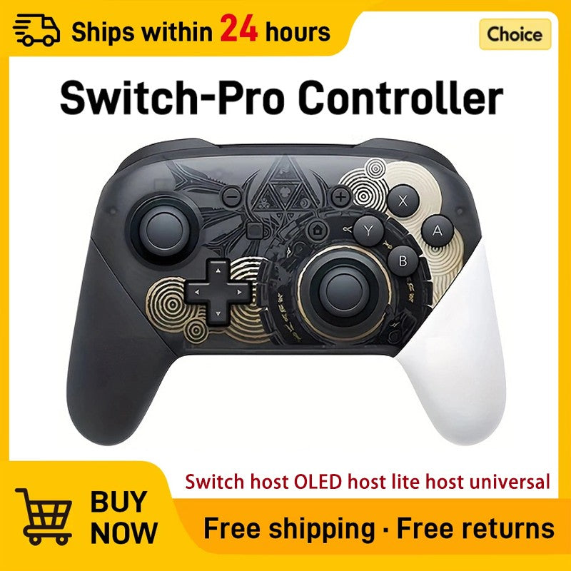 Wireless Bluetooth Gamepad Controller with Wake Function Joystick 6-Axis Gyro HD Vibration for Switch Game Console