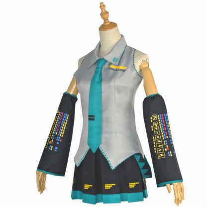 Anime Character Performance Clothes Hatsune Miku MIKU Anime Clothes Cosplay Clothes JK Skirt Same Suit Wig Accessories Halloween