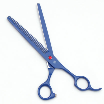 Dog Grooming Scissors Professional Stainless 7.5" Pet Hairdressing Scissors Dog Curved Scissors Thinning Shears Color Comb Z3088