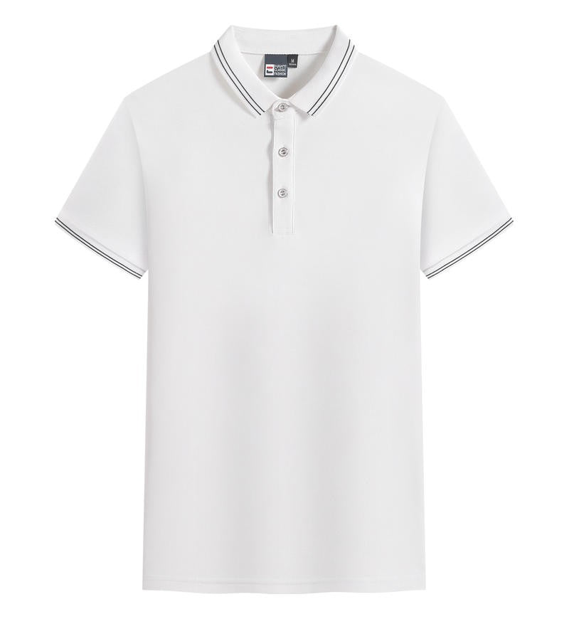 Breathable T-shirt, shirt, polo shirt, customized summer fashion, breathable short sleeved shirt, printed logo, embroidered work