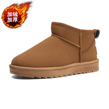 Snow Boots Man Shoes Men Korean Climate Lot Shoes Original High Heel Ankle Boots for You Women Sneakers Brown Boot Mens Shoe
