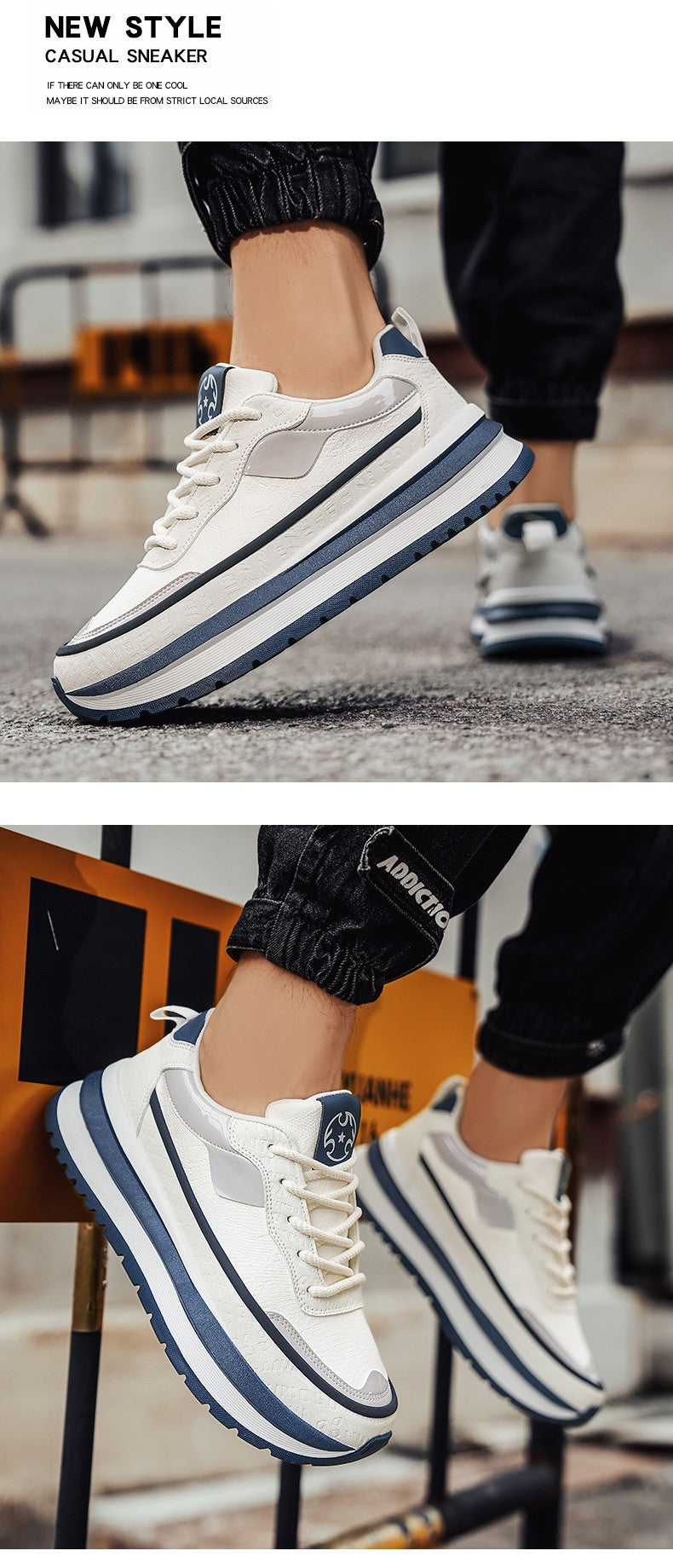 PARZIVAL Men Sneakers Casual Shoes Fashion Outdoor Sports Shoes Runner Tenis Trainer Leather Running Shoes Breathable Men Shoes