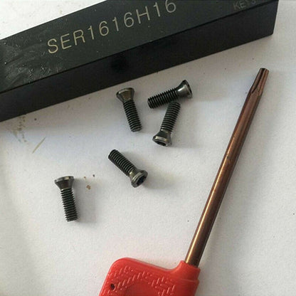 10 Peças Parafusos Torx M2.5 M3.5 Para Substituir Pastilhas de Metal Duro Ferramentas de Torno CNC Oficina Ferramentas Manuais Suprimentos