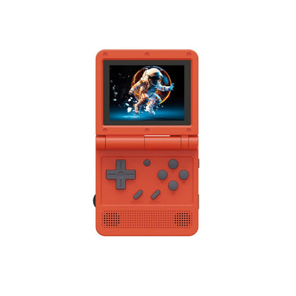 V90 3.0-inch IPS Screen Retro Portable Flip Handheld Control Game Console  55G Open Source Linux  Gifts