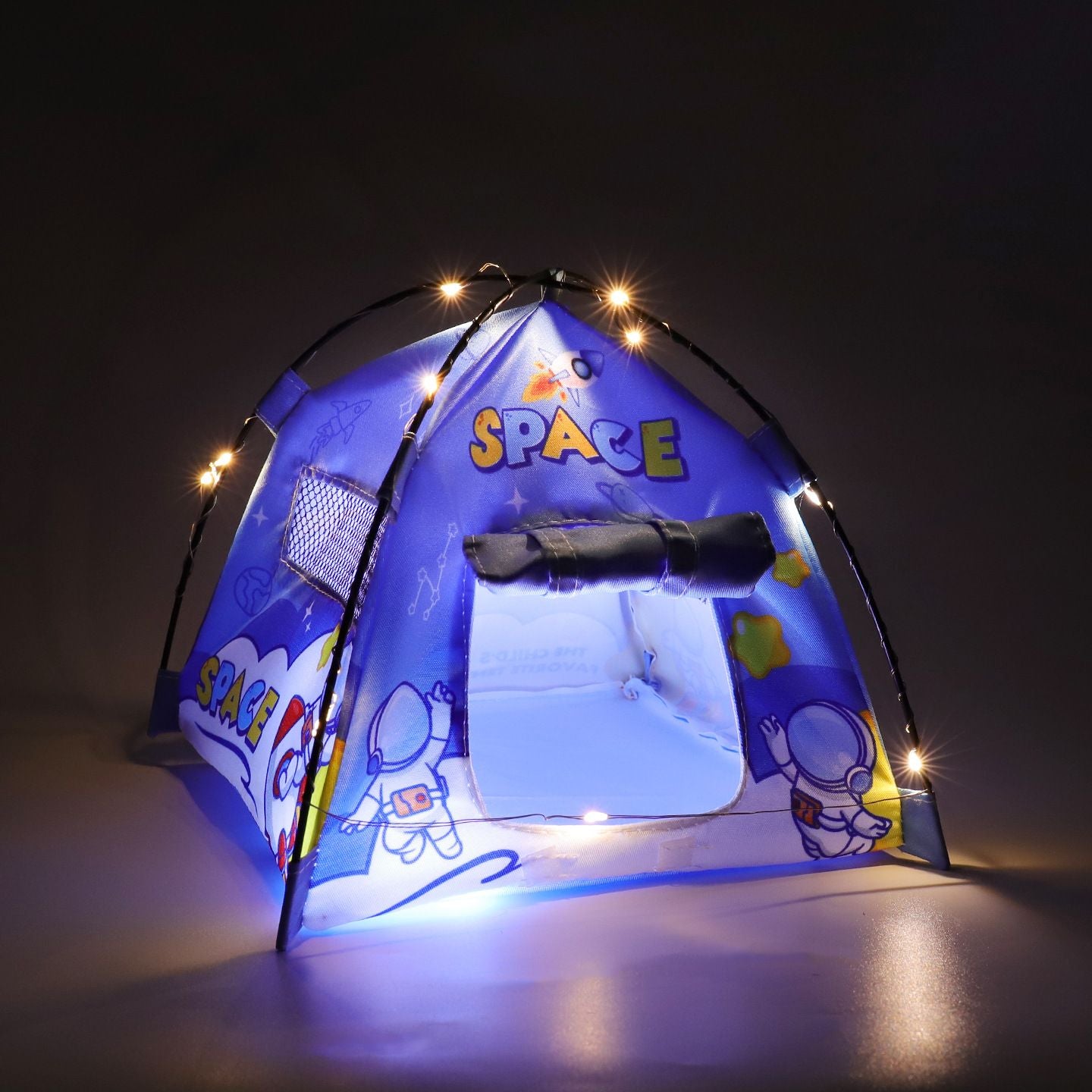 Barraca de camping em miniatura 1:12 com luzes, barraca de camping que brilha, modelo para casa de bonecas, acessório de cenário em escala, decoração para fotografia