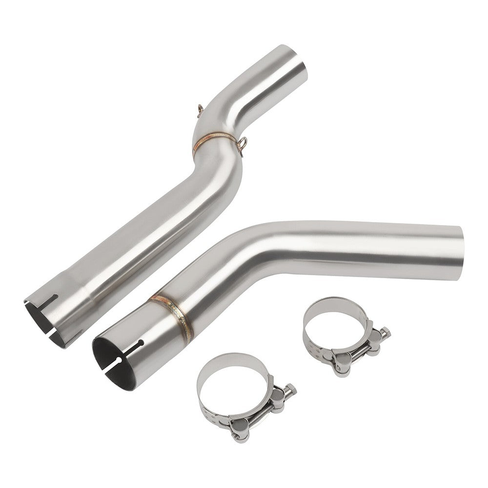 For Honda CBR1000RR 2004-2007 05 Exhaust System Black Muffler Tips Mid Link Pipe Exhausts Pipes