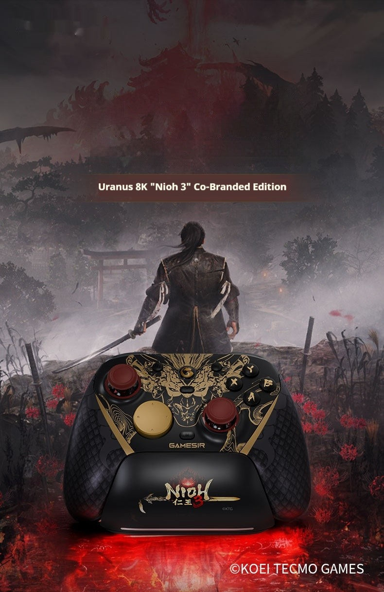 G7 Pro 8K Gamepad Nioh3 Edition Wireless for Gaming Controller JS13Pro TMR Rocker PC/SteamDeck/Switch2
