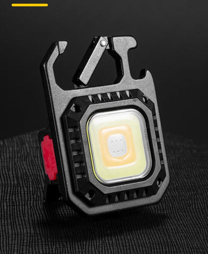 AmmToo Mini LED Flashlight Magnetic COB Outdoor Camping Pocket Work Light 800 Lumens USB Rechargeable 7 Modes Spotlights